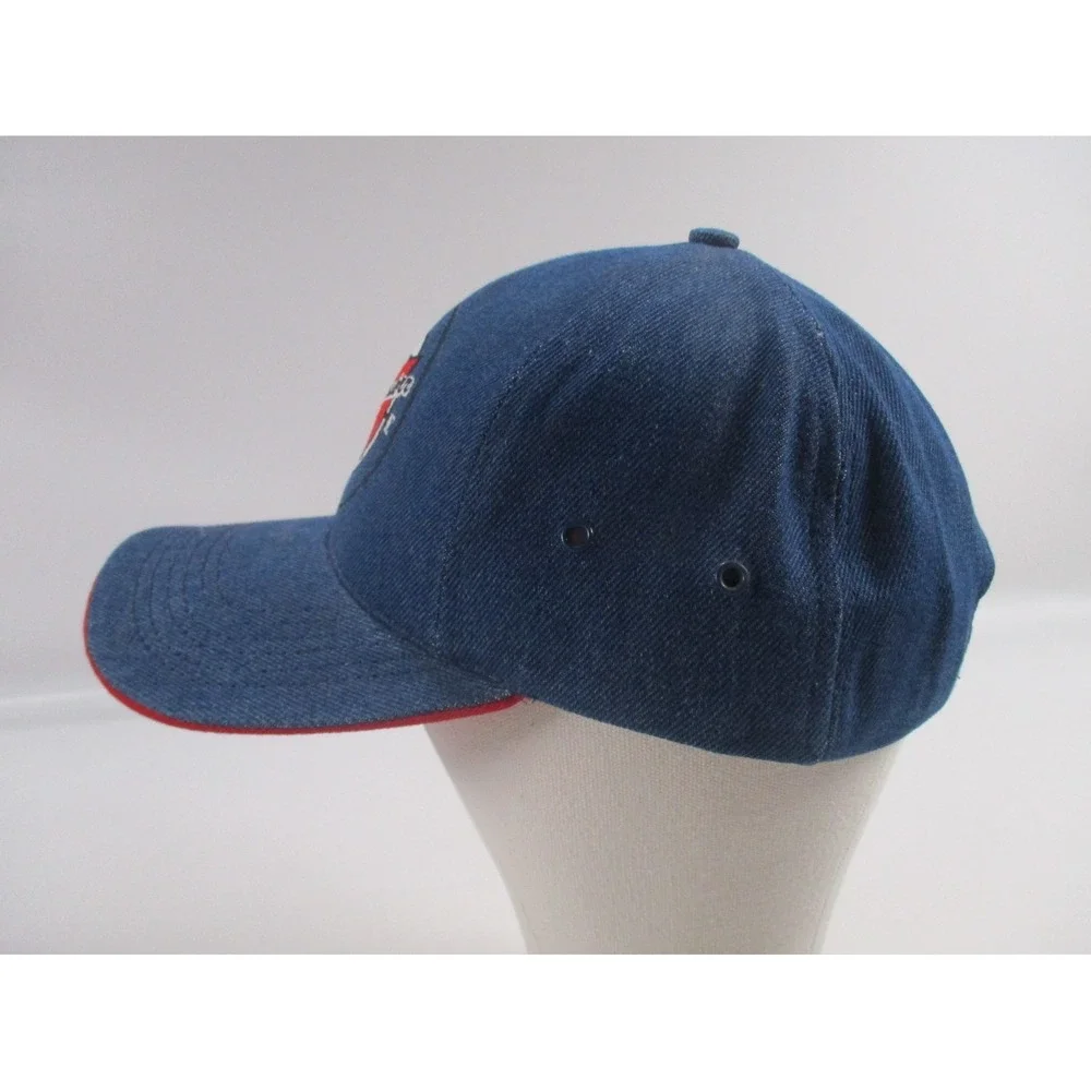 Vintage Southeastern Equipment Co Patch Ohio Compass Denim Snapback Hat USA Flag